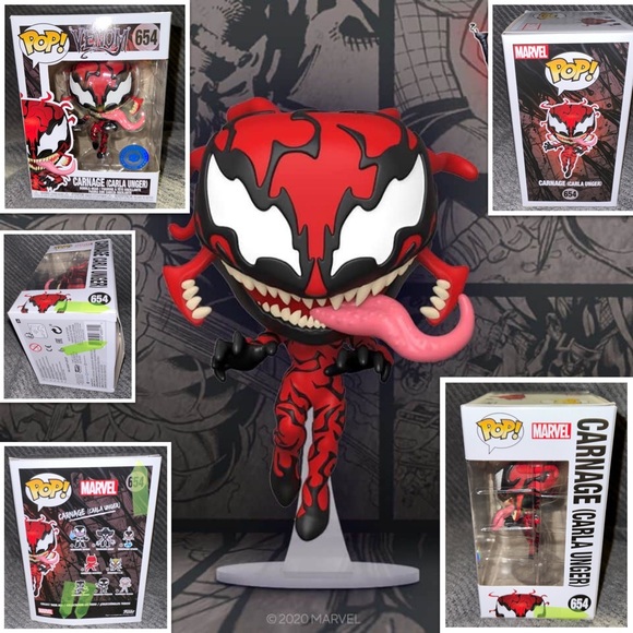 Funko Pop Marvel 654 Venom: Carnage Carla Unger {BOX DAMAGE}
